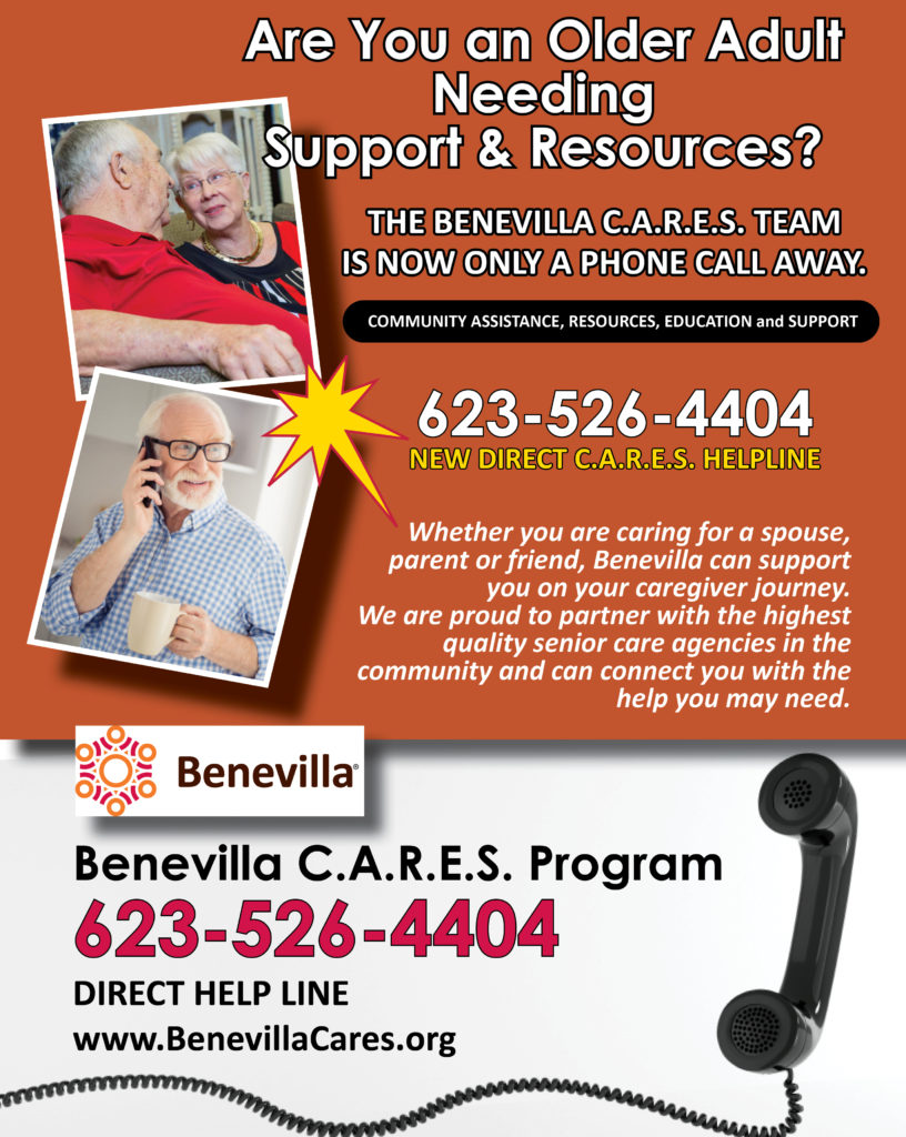 Benevilla C.A.R.E.S. Program Help Line