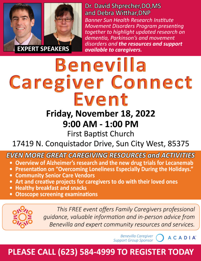 Benevilla Caregiver Connect Event 